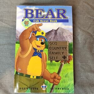 Vintage Bear Cub Scout book published by the Boy Scouts of America,
